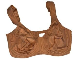 Rosa Faia Anita Twin Seamless Underwired Bra Wide Comfort Straps 34E Beige 5490